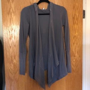 Splendid waffle wrap cardigan